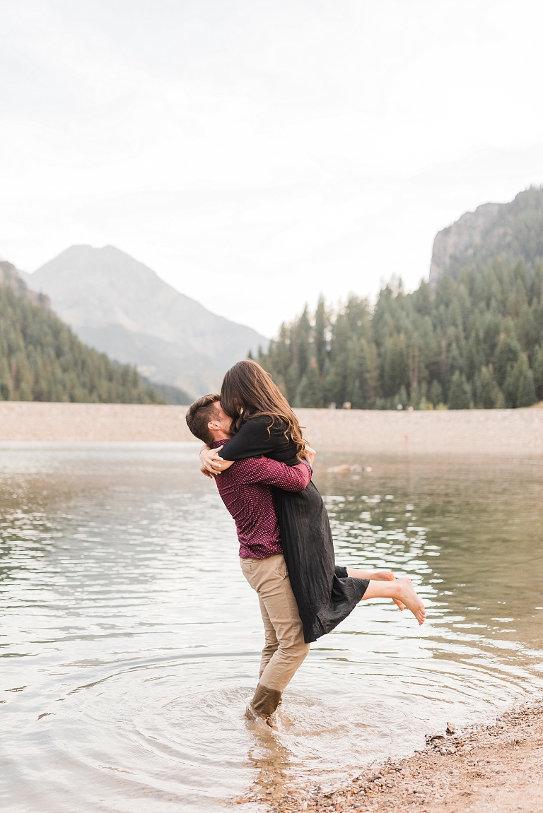 Couple at Tibble Fork Resevoir