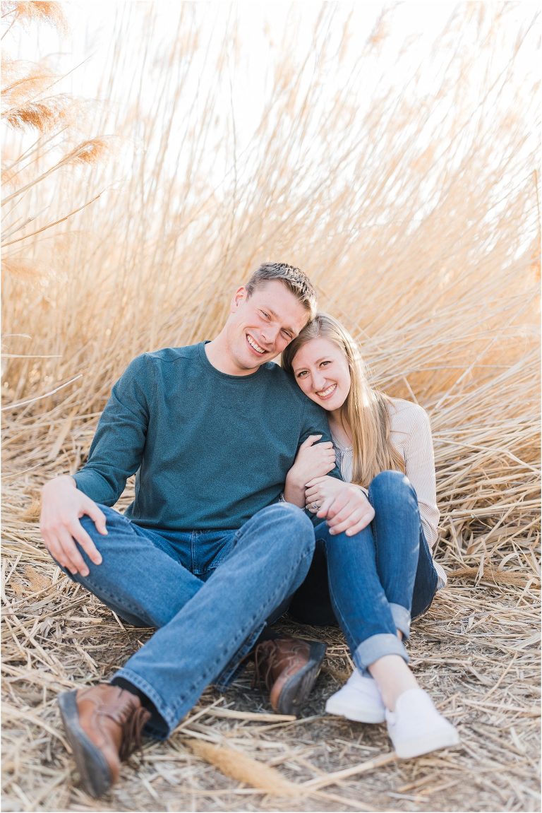 Utah Engagement Session at Tunnel Springs Park