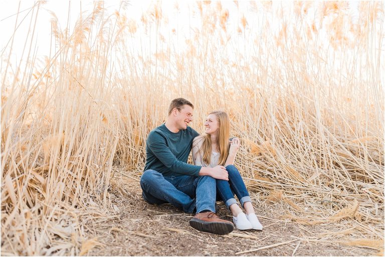 Utah Engagement Session at Tunnel Springs Park